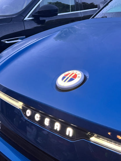 Fisker Ocean Lighted Ocean & Fisker Logo Harness Mod