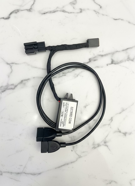 Accessory USB Adapter for center console - Off when car is off!